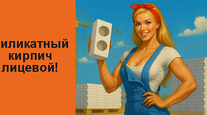 Белый силикатный лицевой пустотелый кирпич 1НФ! 